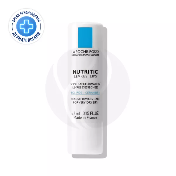 Изображение товара Питательный бальзам для губ La Roche-Posay Nutritic Levres 4,7г для сухих и чувствительных губ