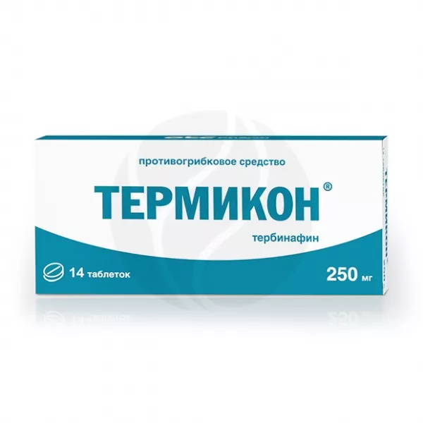 Изображение товара Термикон Тербинафин таблетки 250 мг Изображение товара Термикон Тербинафин таблетки 250 мг