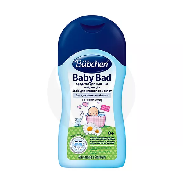 Изображение товара Bubchen средство для купания младенцев (0+), 400мл Изображение товара Bubchen средство для купания младенцев (0+), 400мл