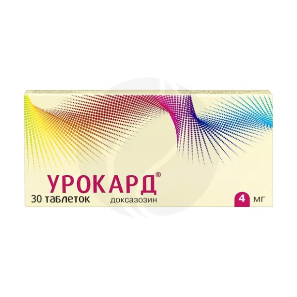 Изображение товара Урокард таблетки, 4мг, №30 Изображение товара Урокард таблетки, 4мг, №30