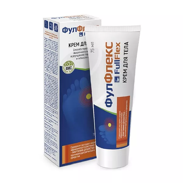Изображение товара ФулФлекс крем для тела 75 мл увлажнение и питание кожа российский бренд Изображение товара ФулФлекс крем для тела 75 мл увлажнение и питание кожа российский бренд