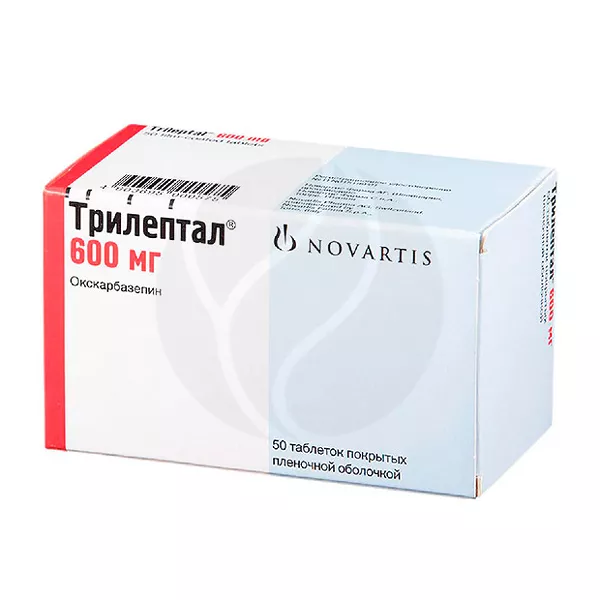 Изображение товара Трилептал 600мг таблетки покрытые 50 шт для противоэпилептического лечения Изображение товара Трилептал 600мг таблетки покрытые 50 шт для противоэпилептического лечения