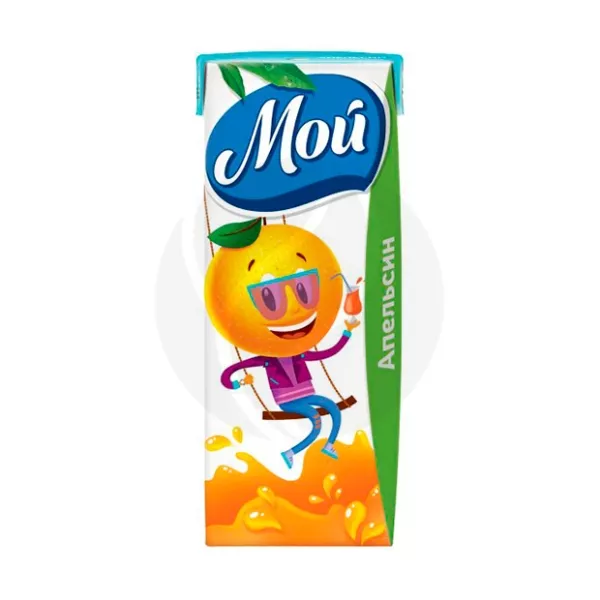 Изображение товара Мой Нектар апельсиновый (12+мес), 0.2л