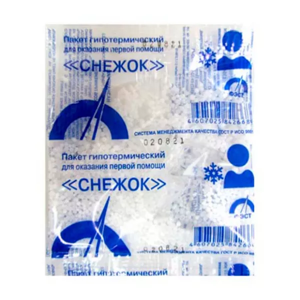 Изображение товара Фильтр-пакеты гипотермический первой помощи снежок №2, 1шт