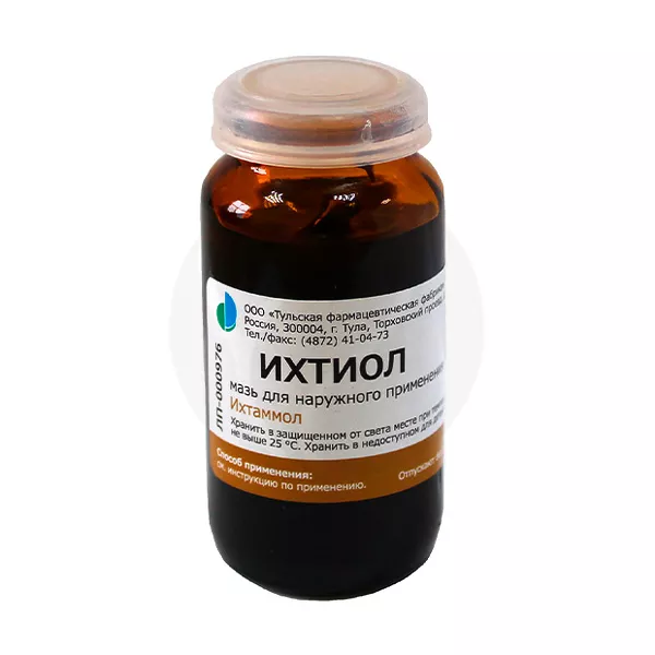 Изображение товара Ихтиол мазь 10% 25 г для наружного применения против кожных заболеваний Изображение товара Ихтиол мазь 10% 25 г для наружного применения против кожных заболеваний