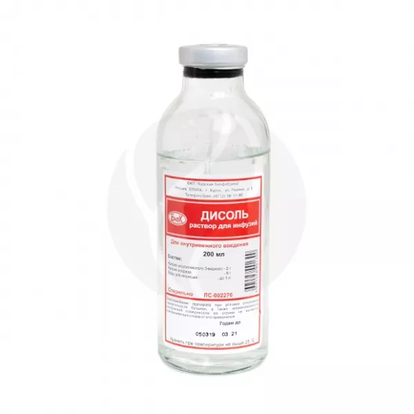 Дисоль раствор д/инфузий для инфузий, 200мл