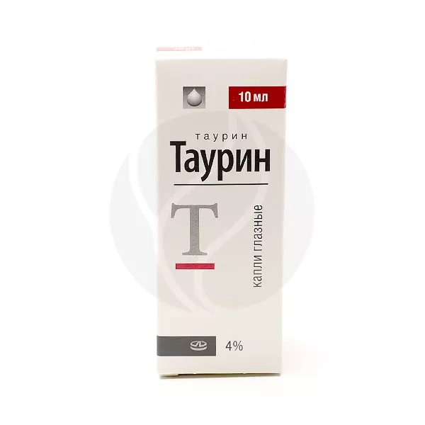 Таурин капли глазные 4%, 10мл