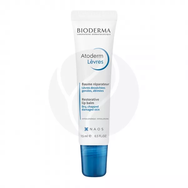 Bioderma Atoderm Питательный бальзам для губ, 15мл
