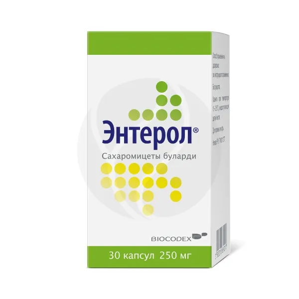 Изображение товара Энтерол капсулы 250 мг для профилактики и лечения диареи у взрослых и детей