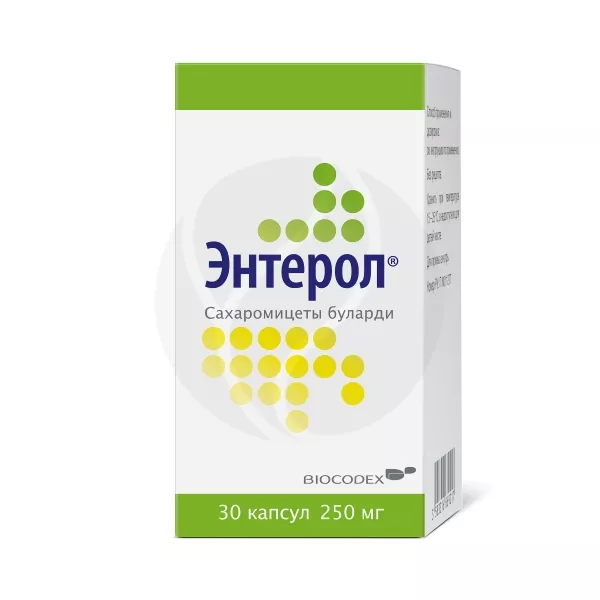 Изображение товара Энтерол капсулы 250 мг для профилактики и лечения диареи у взрослых и детей