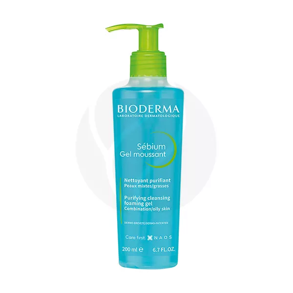 Изображение товара Гель для умывания Bioderma Sebium 200 мл мягкое очищение и регулировка жирности Изображение товара Гель для умывания Bioderma Sebium 200 мл мягкое очищение и регулировка жирности