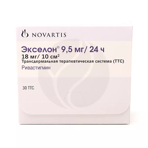 Изображение товара Экселон ТТС пластырь 9,5мг для лечения деменции №30