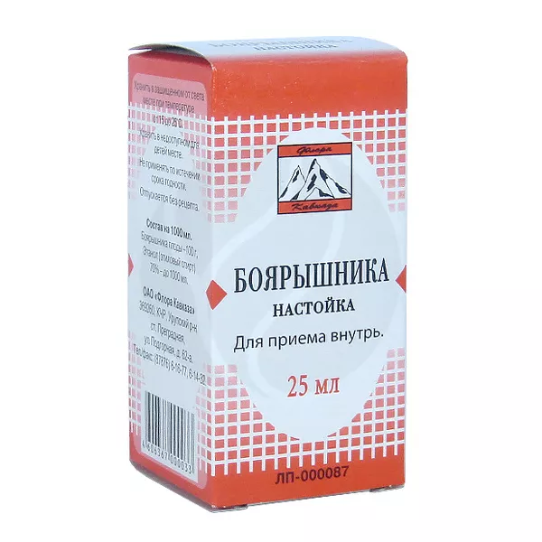 Изображение товара Боярышника настойка 25мл Flora Kavkaza Изображение товара Боярышника настойка 25мл Flora Kavkaza