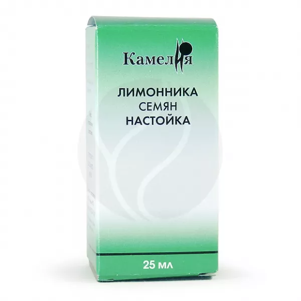 Изображение товара Лимонника семян настойка Камелия 25 мл для укрепления здоровья Изображение товара Лимонника семян настойка Камелия 25 мл для укрепления здоровья
