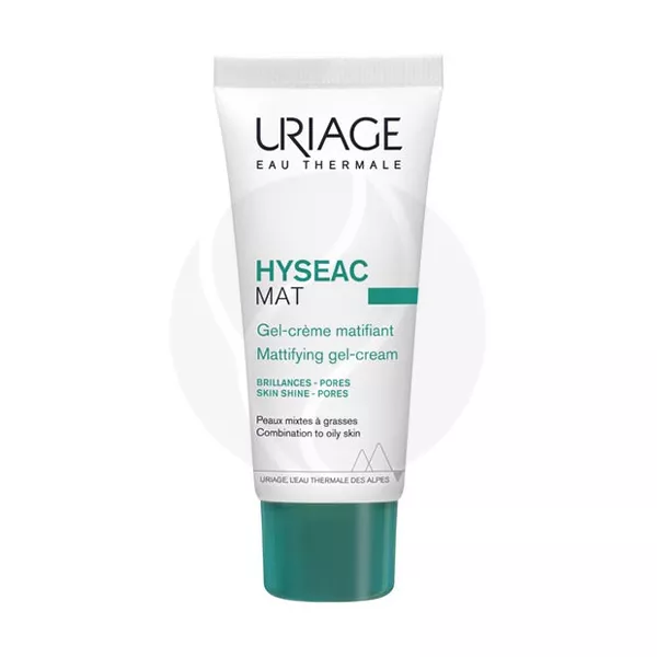 Изображение товара Uriage Hyseac матирующий гель-крем 40мл для жирной кожи Изображение товара Uriage Hyseac матирующий гель-крем 40мл для жирной кожи