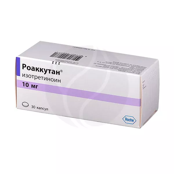 Изображение товара Роаккутан капсулы 10 мг №30 для тяжелых форм акне, эффективность и безопасность Изображение товара Роаккутан капсулы 10 мг №30 для тяжелых форм акне, эффективность и безопасность