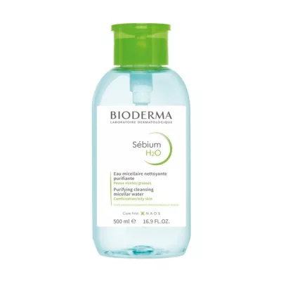 Bioderma Sebium H2O мицеллярная вода с помпой, 500мл