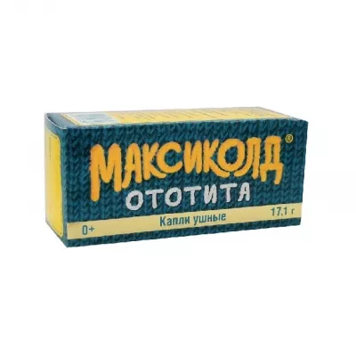 Максиколд Ототита капли ушные, 15мл