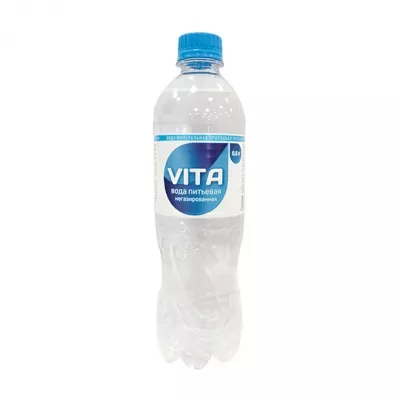 Вода питьевая минеральная негазированная, 0,5л