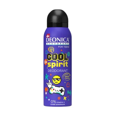 Deonica For Teens cool spirit дезодорант, 125мл