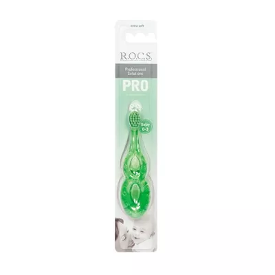 R.O.C.S. PRO Baby зубная щетка для детей (от 0 до 3 лет), цвет в ассортименте