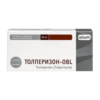 Толперизон-ОВL таблетки покрыт. п/о 50мг, №30