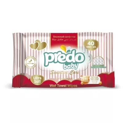 Predo Baby влажные салфетки детские, №40