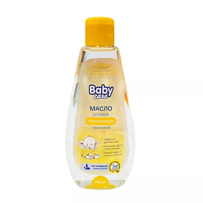 Baby Care масло детское увлажняющее с ромашкой (0+), 200мл