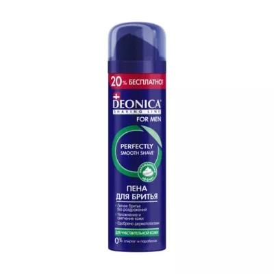 Deonica For Men пена для бритья для чувствительной кожи, 240мл