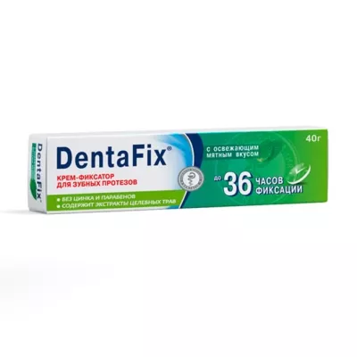 DentaFix крем-фиксатор для зубных протезов Мятный вкус, 40г