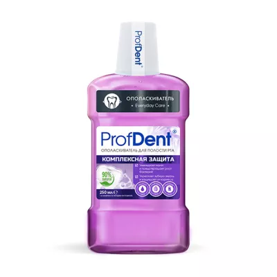 ProfDent ополаскиватель для рта комплексная защита, 250 мл