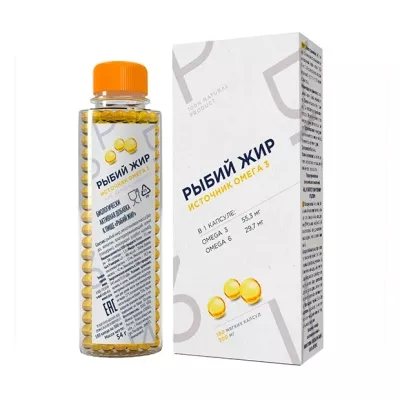 Компас здоровья Рыбий жир капсулы, №180