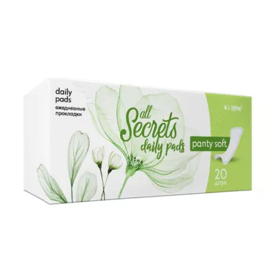 All secrets Panty Soft ежедневные прокладки, №20