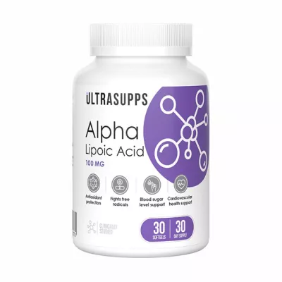 Ultrasupps Альфа-липоевая кислота капсулы, №30