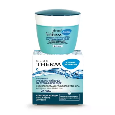 Вiтэкс Blue Therm крем на термальной воде для лица и кожи вокруг глаз 24ч., 45мл