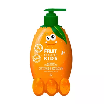 Fruit Monsters Kids Жидкое мыло детское Апельсин (1+), 400мл