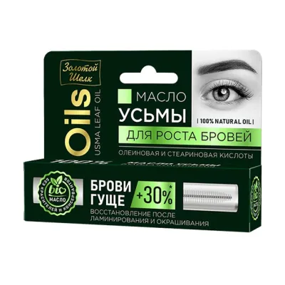 Золотой Шелк масло усьмы для роста бровей, 7мл