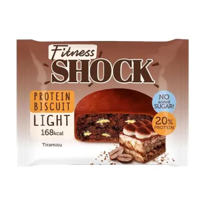 Fitness Shock бисквит тирамису, без сахара, 40г