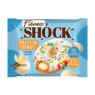 Fitness Shock донат ваниль, без сахара, 70г