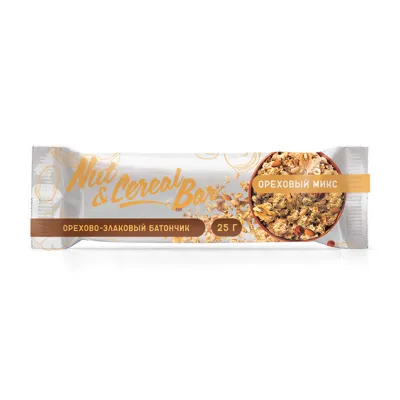 Батончик мюсли Ореховый микс, 25г