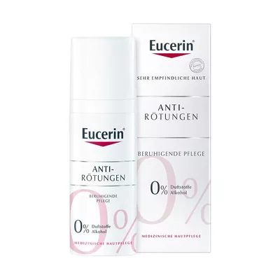 Eucerin AntiREDNESS&Ultra-Sensitive Успокаивающий крем для чувствительной кожи, 50мл