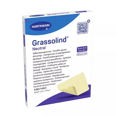 Hartmann Grassolind Neutral повязка мазевая (5x5см), 10шт