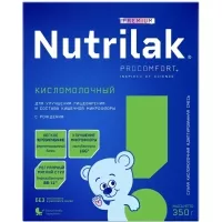 Изображение товара Nutrilak Premium Кисломолочная смесь (0+), 350г