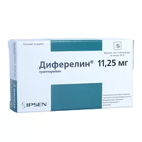 Изображение товара Диферелин лиофилизат д/пригот.сусп. д/инъекций 11,25мг, №1