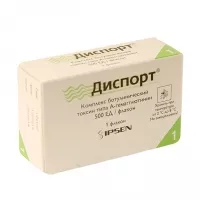 Изображение товара Диспорт лиофилизат д/пригот. р-ра д/инфузий 500ЕД, №1