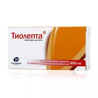 Изображение товара Тиолепта таблетки покрыт. п/о 600мг, №30