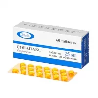 Изображение товара Сонапакс таблетки п/о 25мг, №60