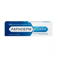 Изображение товара Акридерм Гента мазь д/наружн. прим. 0,05%+0,1%, 15г Акрихин