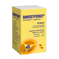 Изображение товара Винпотропил капсулы 5мг+400мг, №60