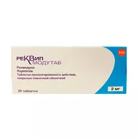 Изображение товара Реквип Модутаб таблетки пролонг.действ.покрыт.об. 2мг, №28